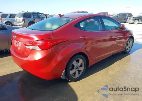 2013 Hyundai Elantra Gls из США, поврежденный, VIN KMHDH4AE6DU501688
